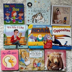 Lot of 9 board books